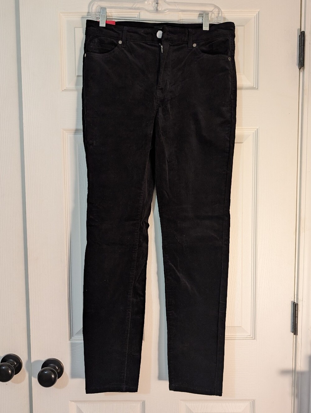 NWT Well Worn Black Fine-Wale Corduroy Skinny Pants Size 8/29